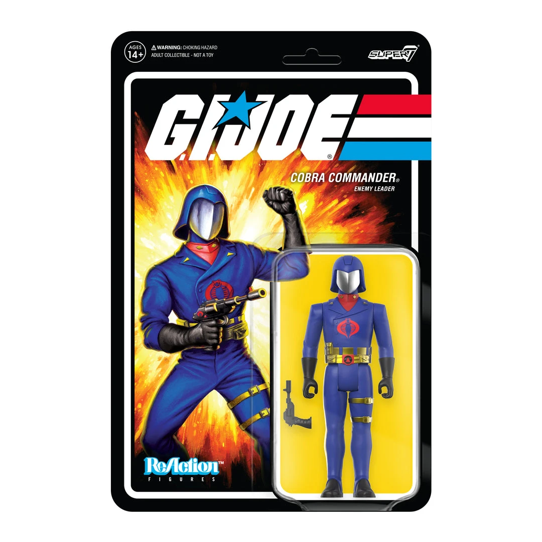 Super7 G.I. Joe ReAction Figures Wave 3 - Cobra Commander (Toy Colors) 3 Super7 G.I. Joe ReAction Figures Wave 3 - Cobra Commander (Toy Colors)