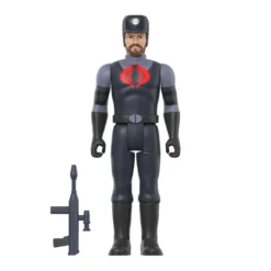 Super7 G.I. Joe ReAction Figures Wave 3 - Cobra Snakeling Factory Worker Beard (Tan) Movies & TV