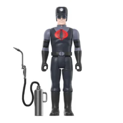 Super7 G.I. Joe ReAction Figures Wave 3 - Cobra Snakeling Factory Worker Clean-Shaven (Pink)