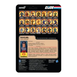 Super7 G.I. Joe ReAction Figures Wave 3 - Cobra Snakeling Factory Worker Clean-Shaven (Pink)