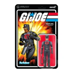 Super7 Movies & TV G.I. Joe ReAction Figures Wave 3 - Cobra Snakeling Factory Worker Clean-Shaven (Tan)