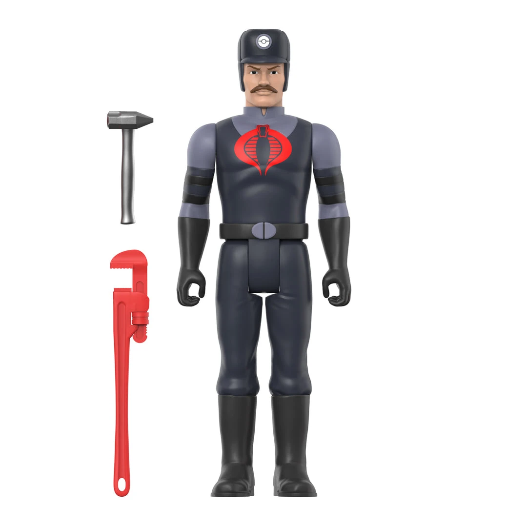 Super7 Movies & TV G.I. Joe ReAction Figures Wave 3 - Cobra Snakeling Factory Worker Mustache (Tan) 4 Super7 Movies & TV G.I. Joe ReAction Figures Wave 3 - Cobra Snakeling Factory Worker Mustache (Tan)