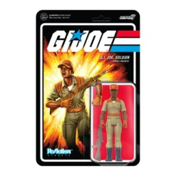 Super7 G.I. Joe ReAction Figures Wave 3 - Female Combat Engineer Bun Hair (Brown)