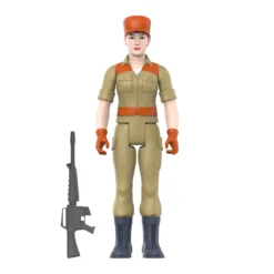 Super7 G.I. Joe ReAction Figures Wave 3 - Female Combat Engineer Ponytail Hair (Pink) Movies & TV