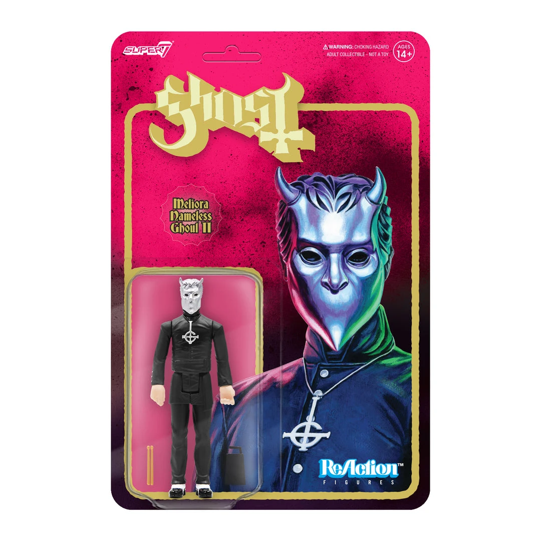 Super7 Ghost ReAction Figure Wave 2 - Meliora Nameless Ghoul (Cowbell & Drumsticks) Music 3 Super7 Ghost ReAction Figure Wave 2 - Meliora Nameless Ghoul (Cowbell & Drumsticks) Music