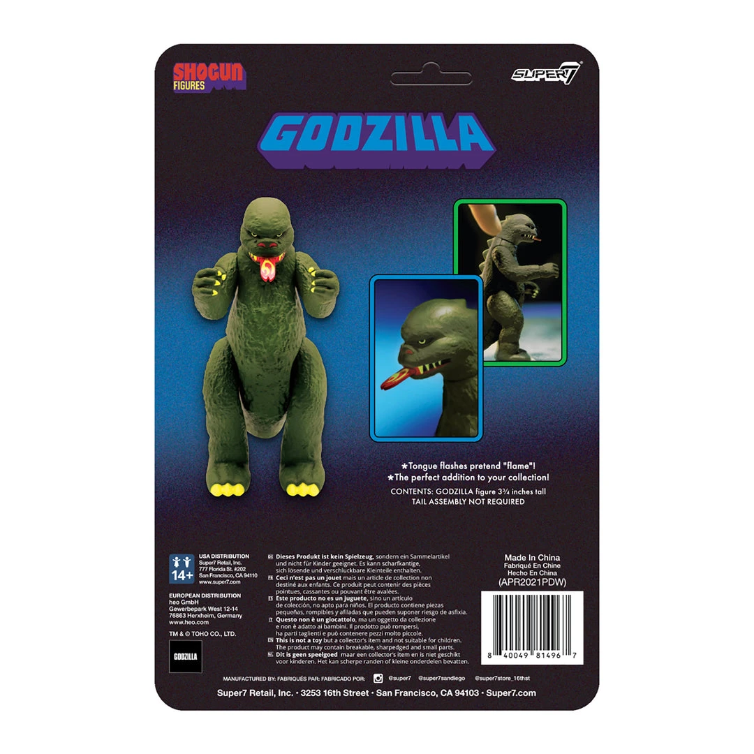 Super7 Godzilla ReAction Figure - Shogun (Dark Green) 5 Super7 Godzilla ReAction Figure - Shogun (Dark Green)