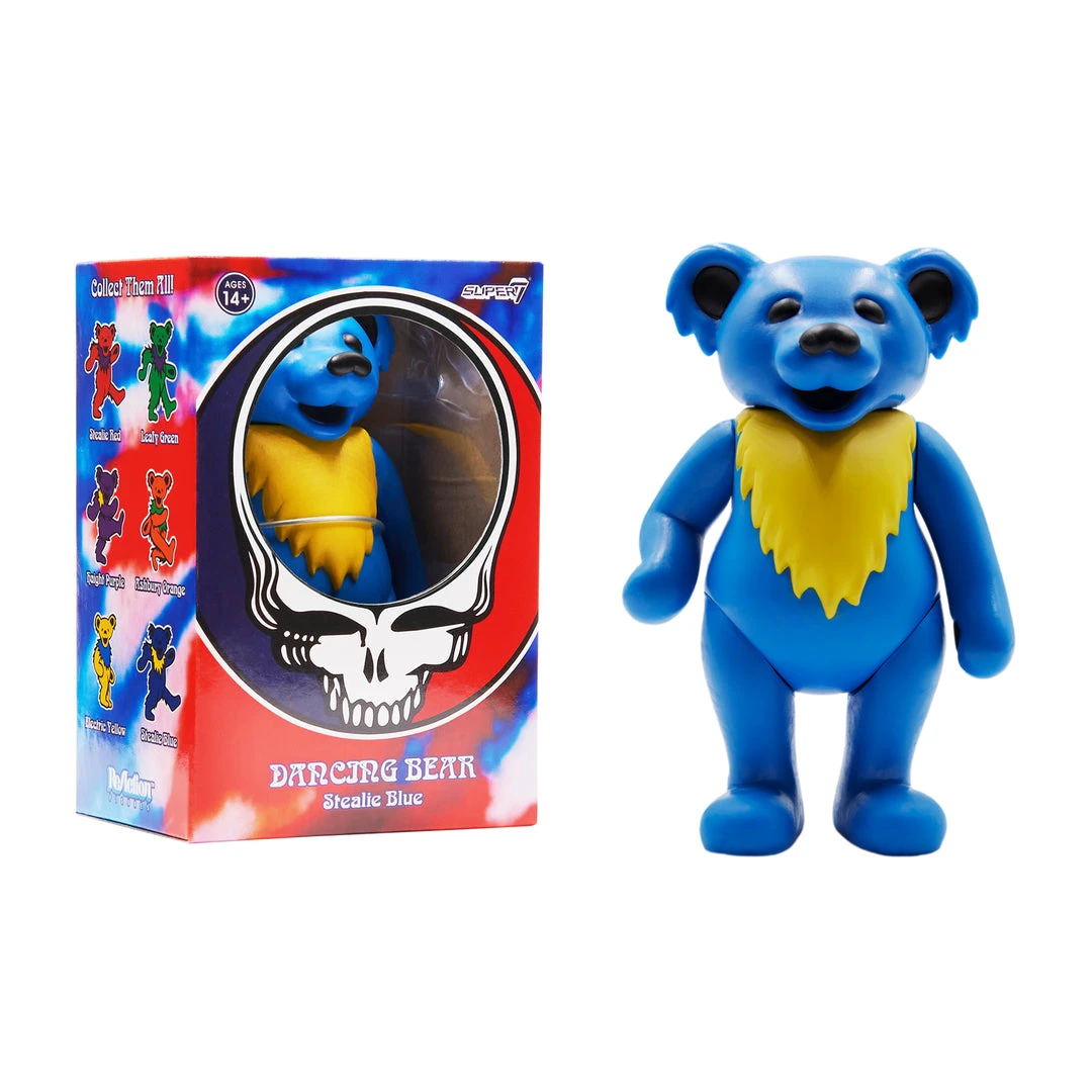Super7 Music Grateful Dead Reaction Figure - Dancing Bears Box Flat (6 Figures) 6 Super7 Music Grateful Dead Reaction Figure - Dancing Bears Box Flat (6 Figures)