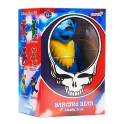Super7 Grateful Dead Reaction Figure - Dancing Bear (Stealie Blue)