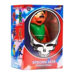 Super7 Music Grateful Dead Reaction Figure - Dancing Bear (Ashbury Orange)