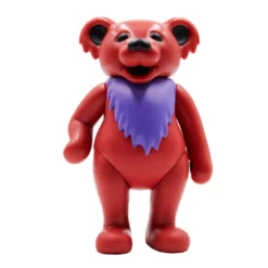 Super7 Grateful Dead Reaction Figure - Dancing Bear (Stealie Red) Music