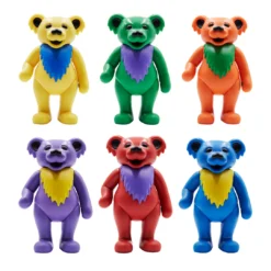 Super7 Music Grateful Dead Reaction Figure - Dancing Bears Box Flat (6 Figures)