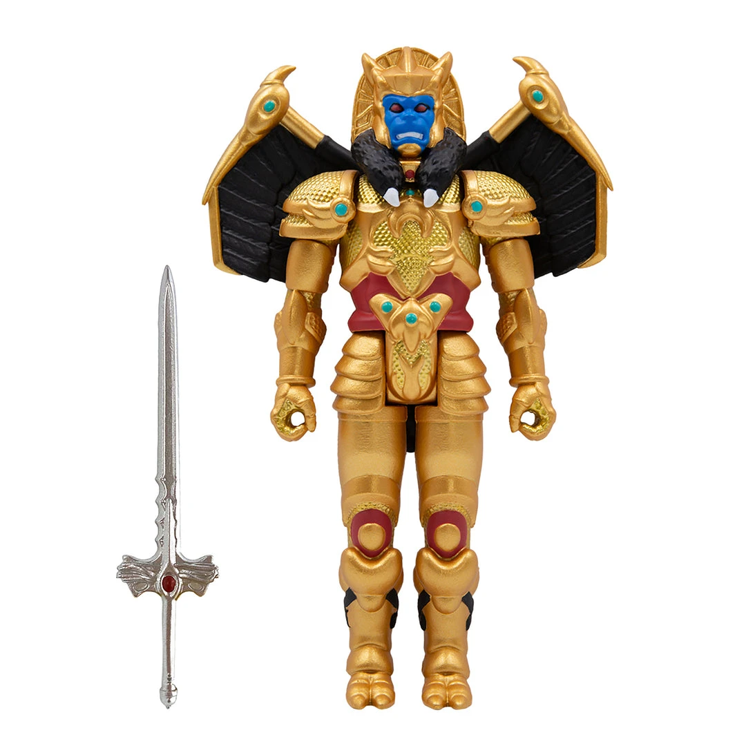 Super7 Mighty Morphin Power Rangers ReAction Figure Wave 2 - Goldar Movies & TV 4 Super7 Mighty Morphin Power Rangers ReAction Figure Wave 2 - Goldar Movies & TV
