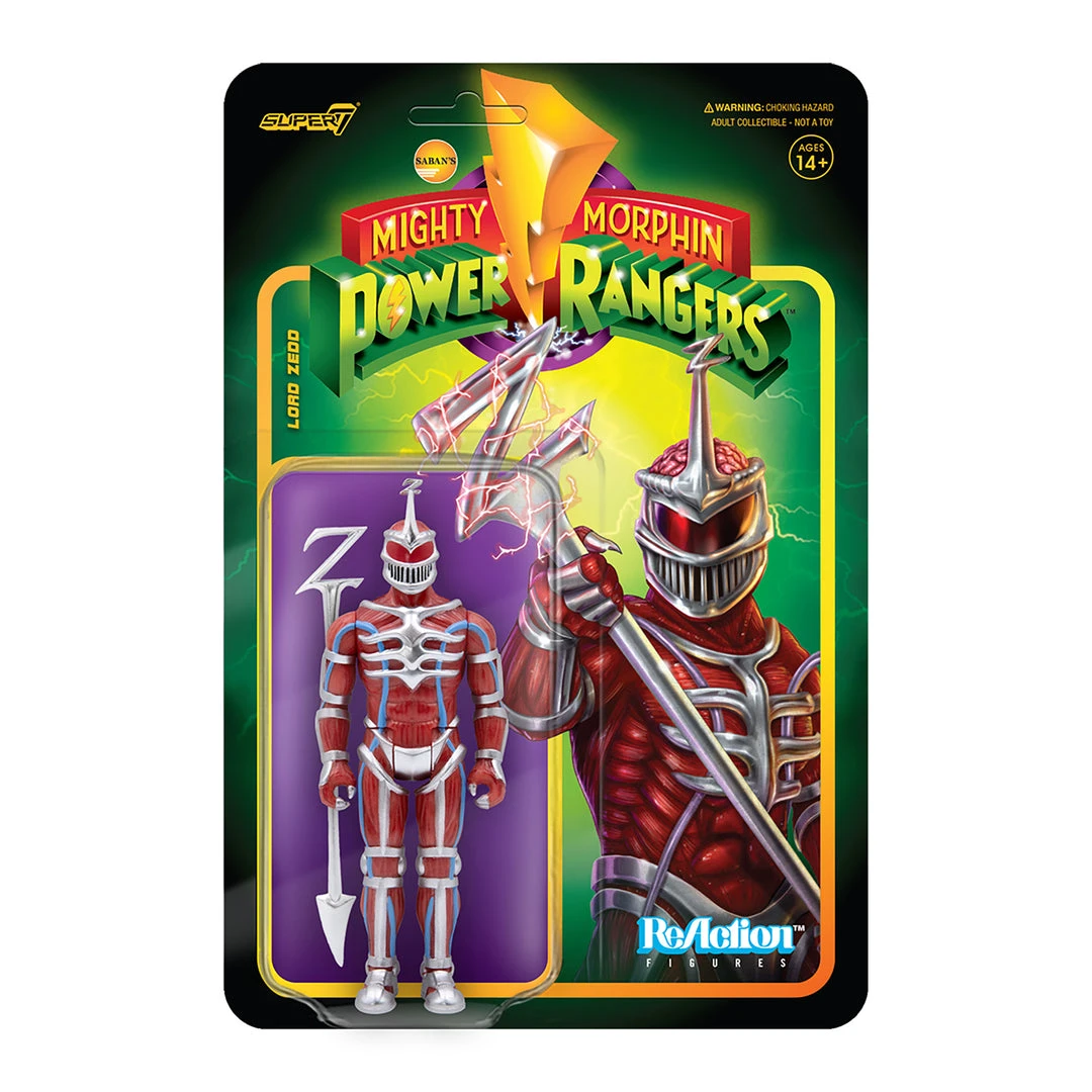 Super7 Mighty Morphin Power Rangers ReAction Figure Wave 2 - Lord Zedd 3 Super7 Mighty Morphin Power Rangers ReAction Figure Wave 2 - Lord Zedd