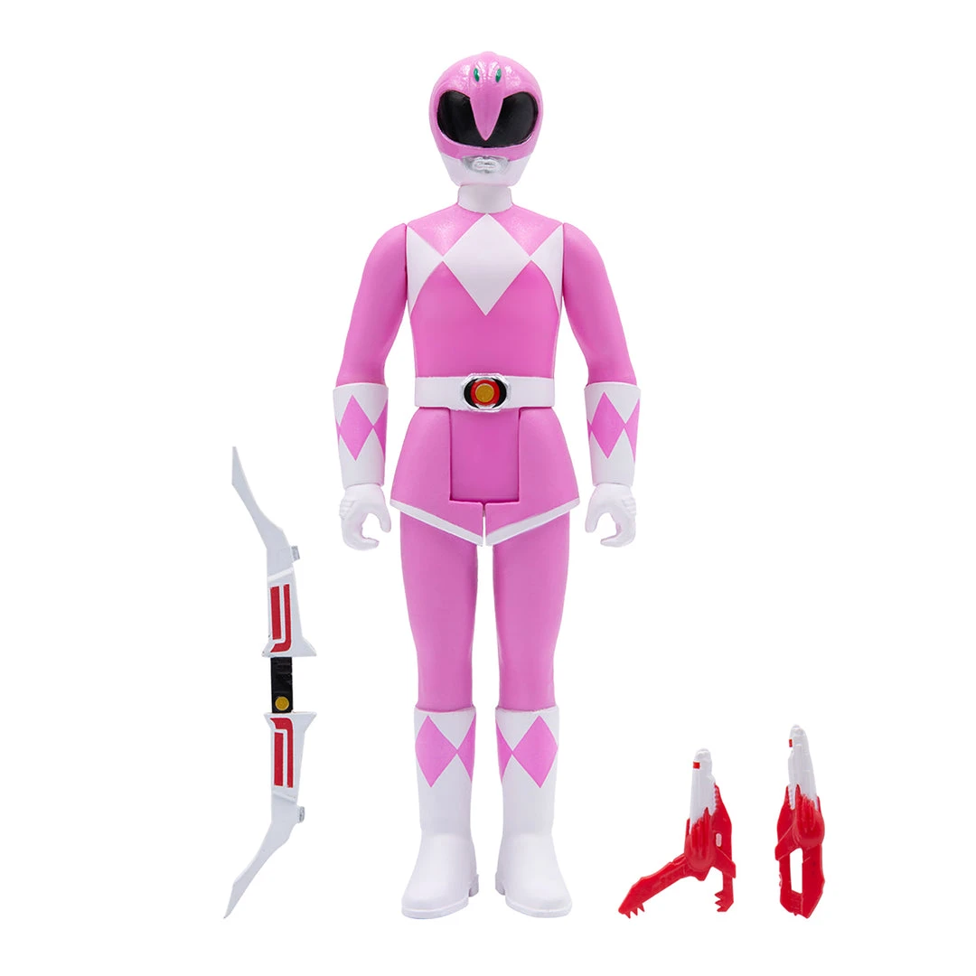 Super7 Mighty Morphin Power Rangers ReAction Figure Wave 2 - Pink Ranger 4 Super7 Mighty Morphin Power Rangers ReAction Figure Wave 2 - Pink Ranger
