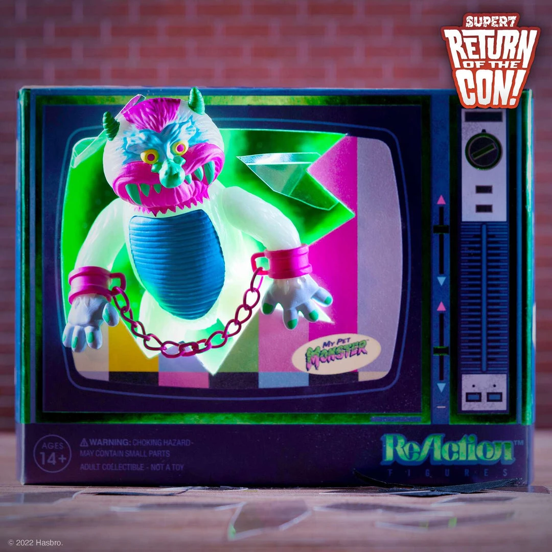 Super7 My Pet Monster ReAction - My Pet Monster (Pastel Glow) Movies & TV 4 Super7 My Pet Monster ReAction - My Pet Monster (Pastel Glow) Movies & TV