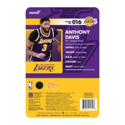 Super7 NBA Supersports Figure Wave 3 - Anthony Davis (Lakers) [Purple Statement]