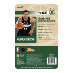 Super7 NBA Supersports Figure Wave 3 - Giannis Antentokuompo (Bucks) [Black Statement]