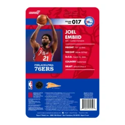 Super7 NBA Supersports Figure Wave 3 - Joel Embiid (76ers) [Red Statement]