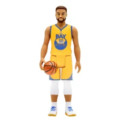 Super7 NBA Supersports Figure Wave 3 - Steph Curry (Warriors) [Yellow Statement]