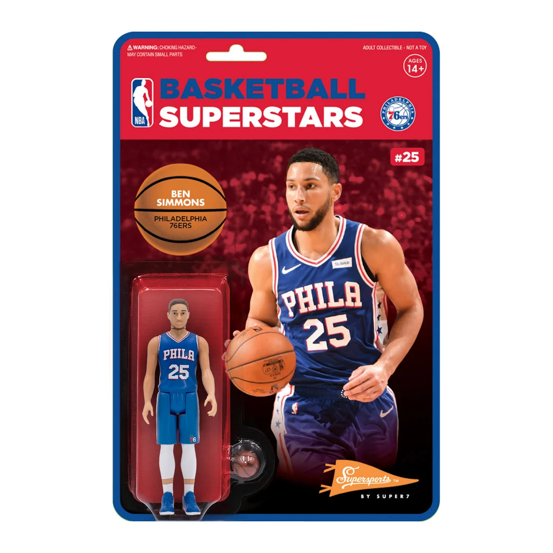 Super7 NBA Supersports Figure - Ben Simmons (76ers) 3 Super7 NBA Supersports Figure - Ben Simmons (76ers)