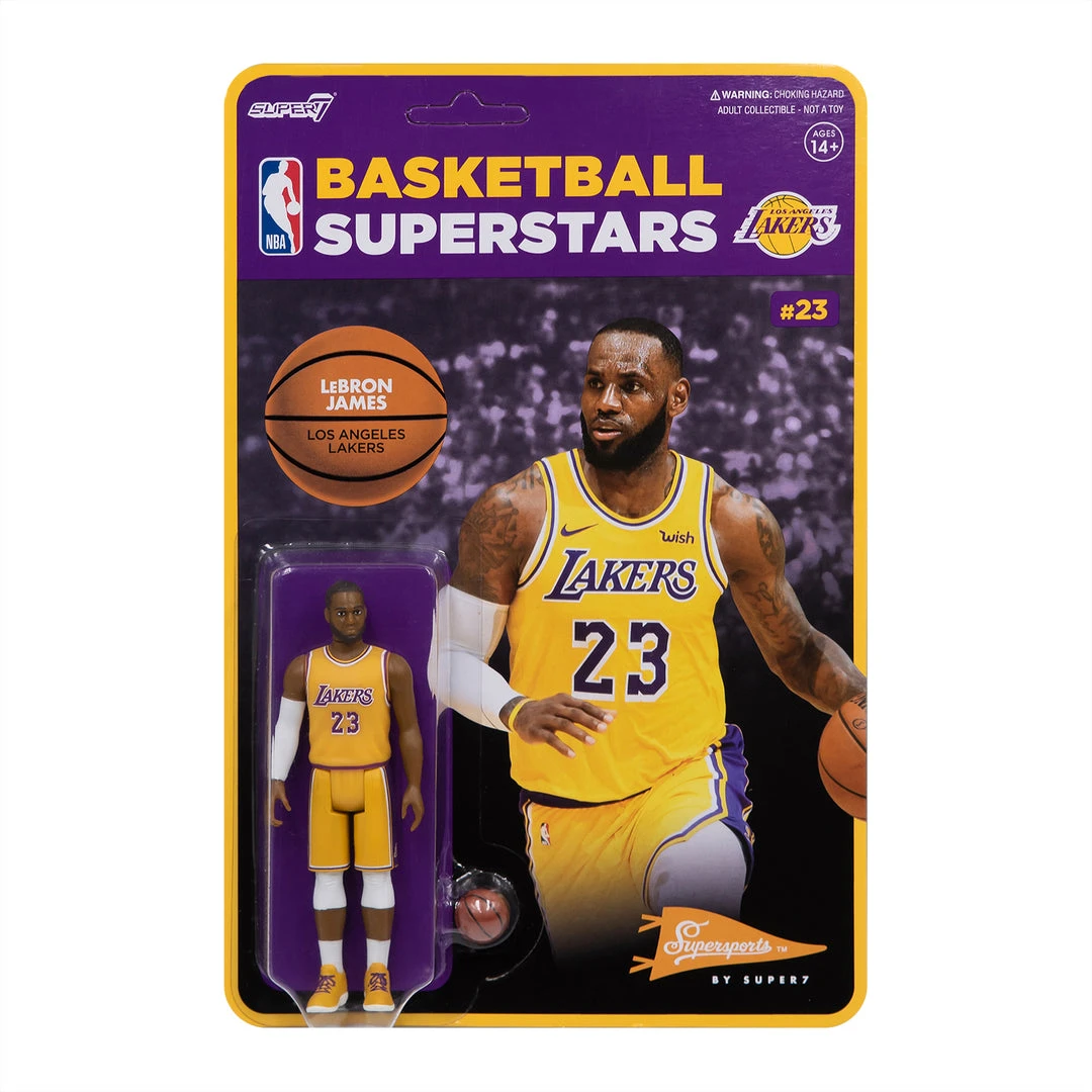 Super7 NBA Supersports Figure - LeBron James (Lakers) 3 Super7 NBA Supersports Figure - LeBron James (Lakers)