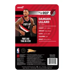 Super7 NBA Supersports Figure Wave 4 - Damian Lillard (Trail Blazers) 7 Super7 NBA Supersports Figure Wave 4 - Damian Lillard (Trail Blazers)