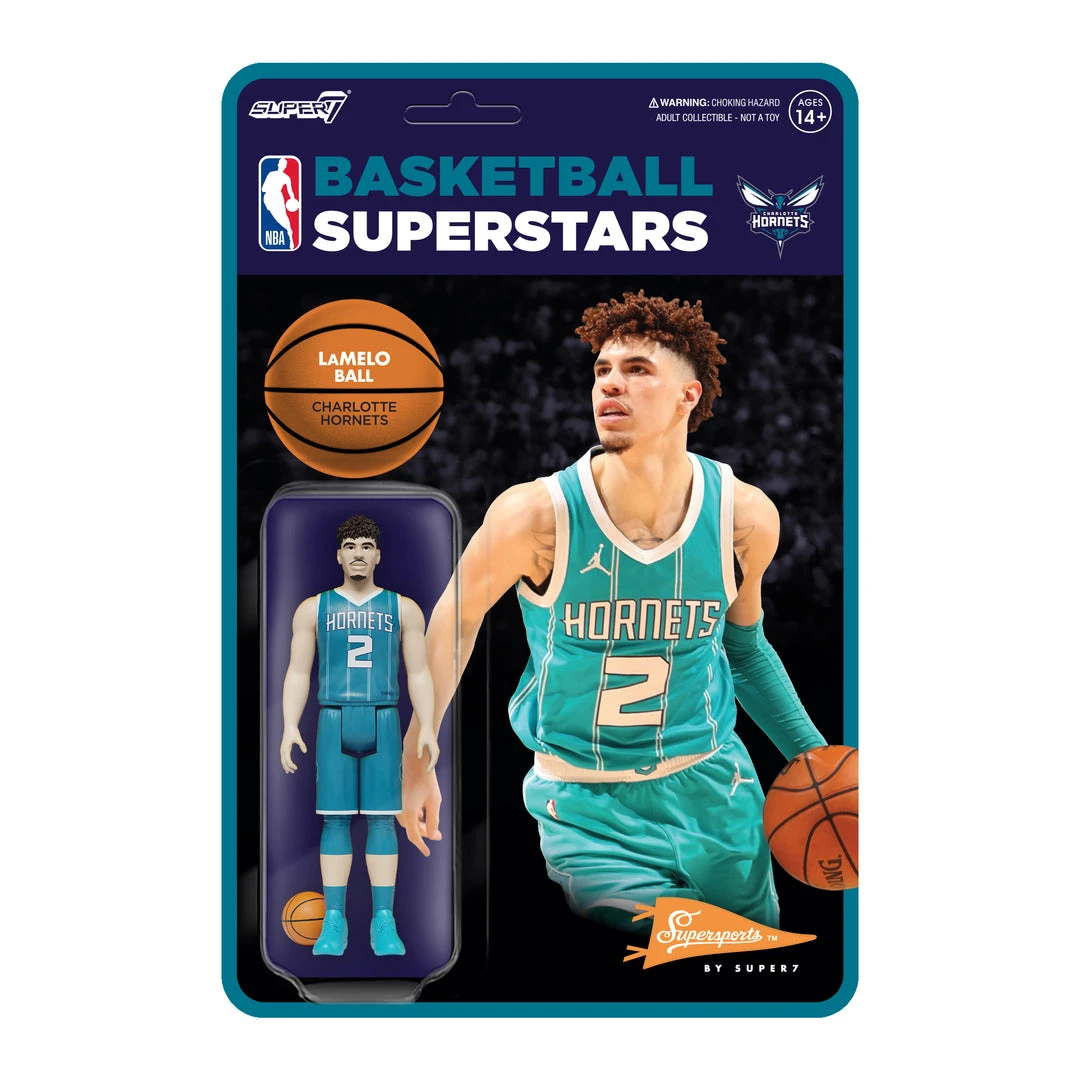 Super7 NBA Supersports Figure Wave 4 - LaMelo Ball (Hornets) 3 Super7 NBA Supersports Figure Wave 4 - LaMelo Ball (Hornets)