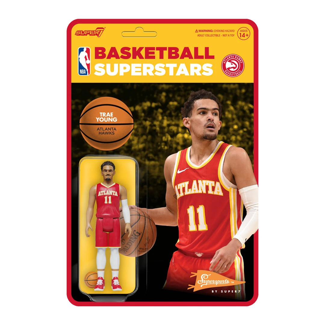 Super7 NBA Supersports Figure Wave 4 - Trae Young (Hawks) 3 Super7 NBA Supersports Figure Wave 4 - Trae Young (Hawks)