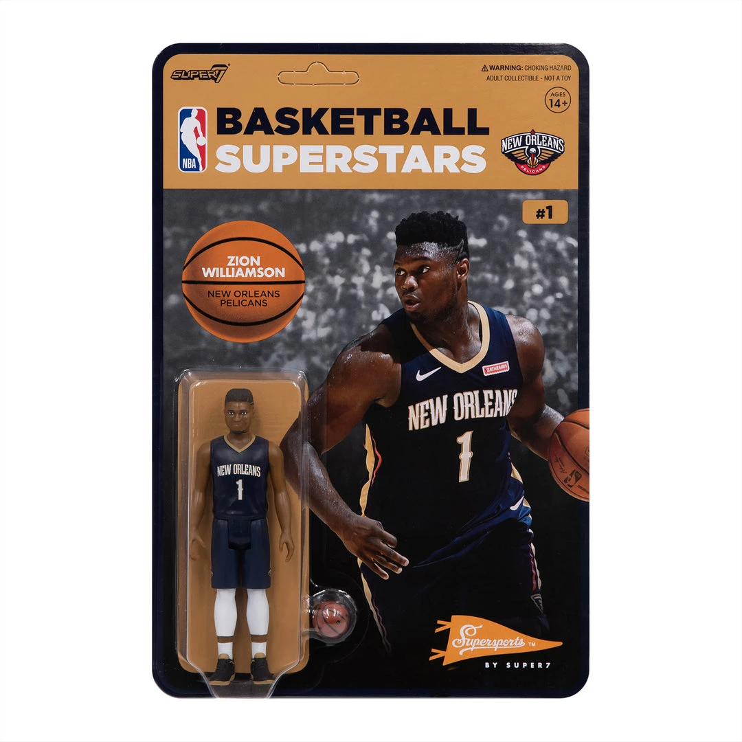 Super7 NBA Supersports Figure - Zion Williamson (Pelicans) 3 Super7 NBA Supersports Figure - Zion Williamson (Pelicans)
