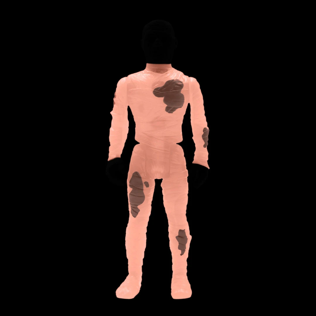 Super7 Universal Monsters ReAction Figure - The Mummy (Glow-In-The-Dark Costume Colors) 5 Super7 Universal Monsters ReAction Figure - The Mummy (Glow-In-The-Dark Costume Colors)