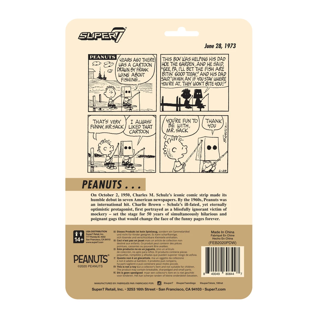 Super7 Peanuts ReAction Wave 3 - Mr. Sack 5 Super7 Peanuts ReAction Wave 3 - Mr. Sack