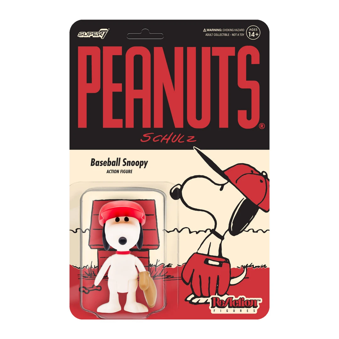 Super7 Peanuts ReAction Figure Wave 5 - Baseball Snoopy 3 Super7 Peanuts ReAction Figure Wave 5 - Baseball Snoopy