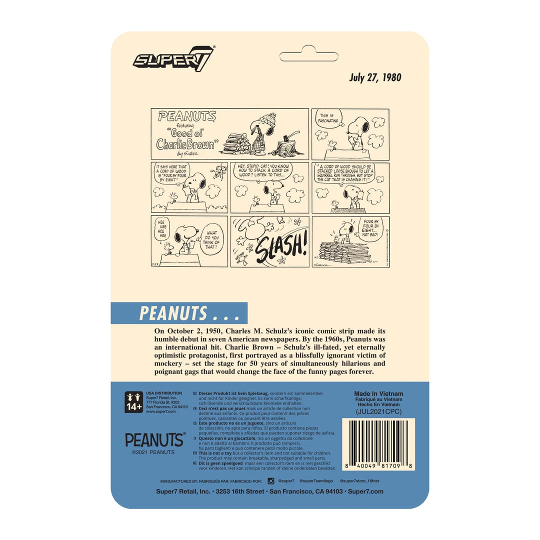 Super7 Peanuts ReAction Figure Wave 5 - Lumberjack Snoopy 5 Super7 Peanuts ReAction Figure Wave 5 - Lumberjack Snoopy