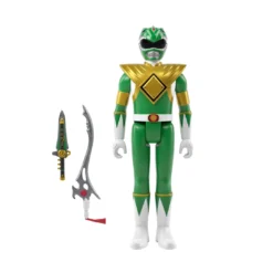 Super7 Movies & TV Mighty Morphin Power Rangers Reaction Figure Wave 1 - Green Ranger