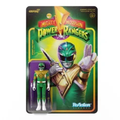 Super7 Movies & TV Mighty Morphin Power Rangers Reaction Figure Wave 1 - Green Ranger
