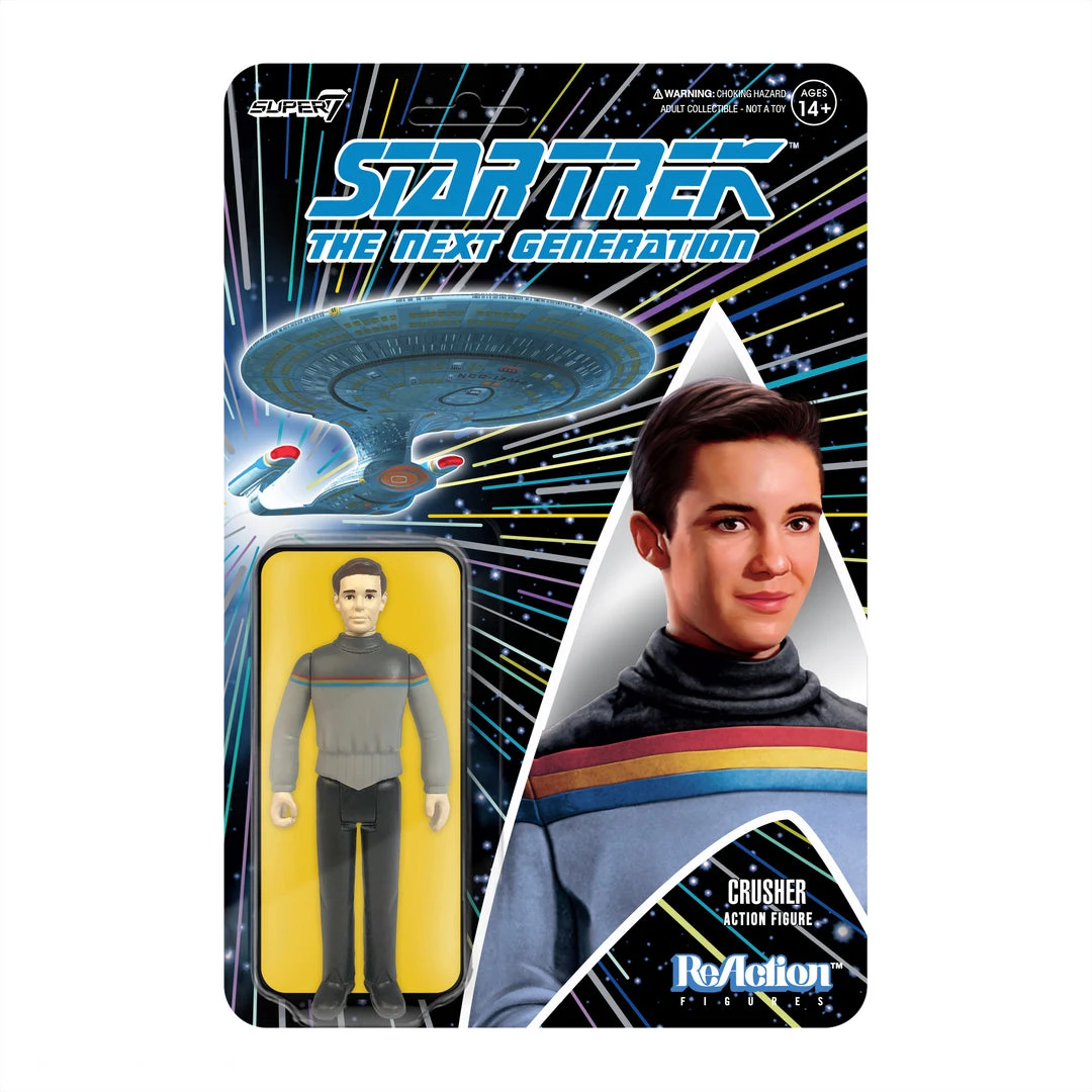 Super7 Star Trek: The Next Generation ReAction Figure Wave 1 - Wesley Crusher Movies & TV 3 Super7 Star Trek: The Next Generation ReAction Figure Wave 1 - Wesley Crusher Movies & TV