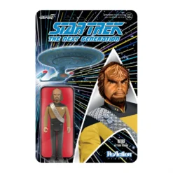 Super7 Star Trek: The Next Generation ReAction Figure Wave 1 - Worf Movies & TV