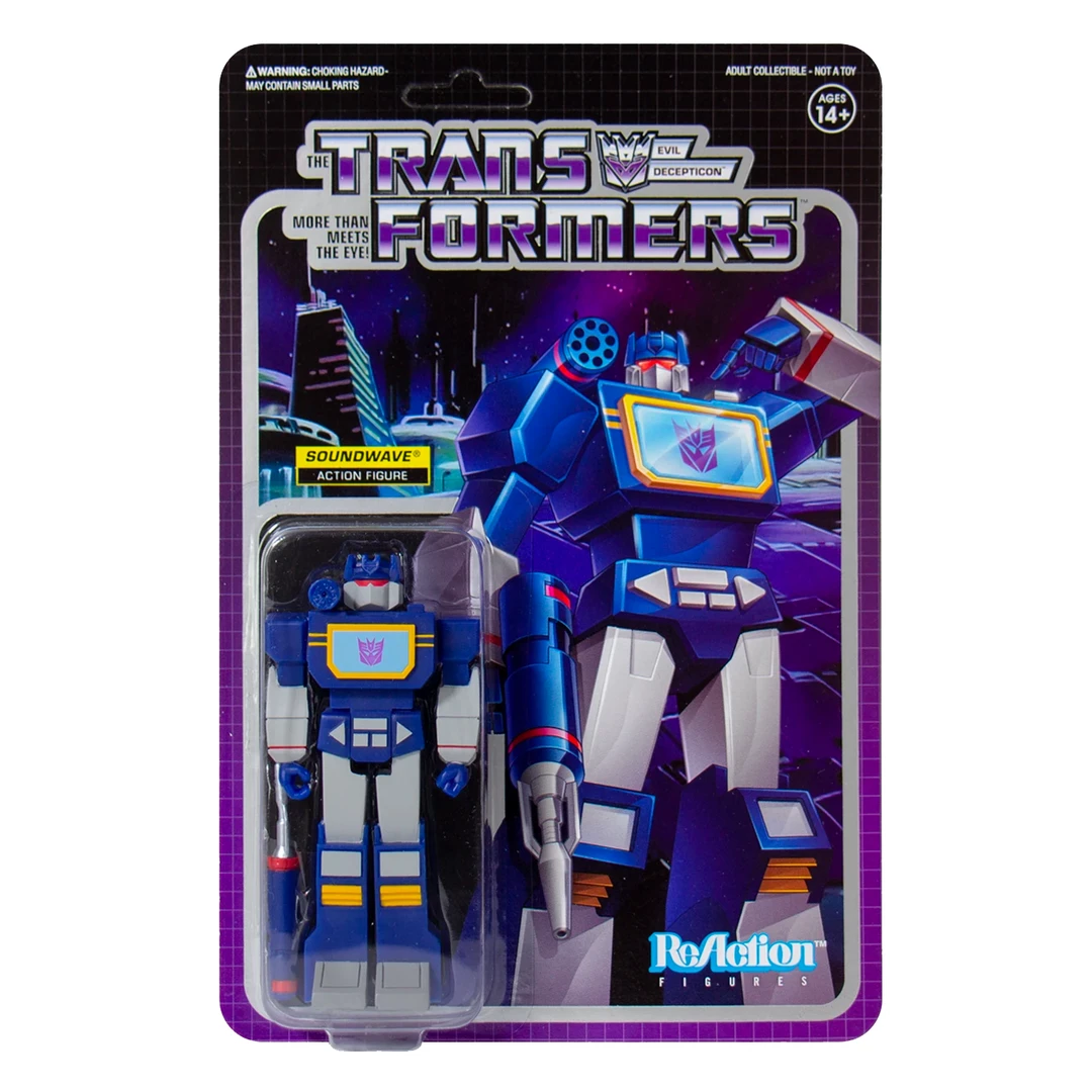 Super7 Movies & TV Transformers ReAction Figure - Soundwave 3 Super7 Movies & TV Transformers ReAction Figure - Soundwave