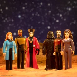Super7 Star Trek: The Next Generation Wave 2 6 Figure Set Movies & TV