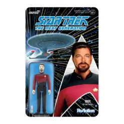 Super7 Star Trek: The Next Generation ReAction Figure Wave 2 - Commander Riker