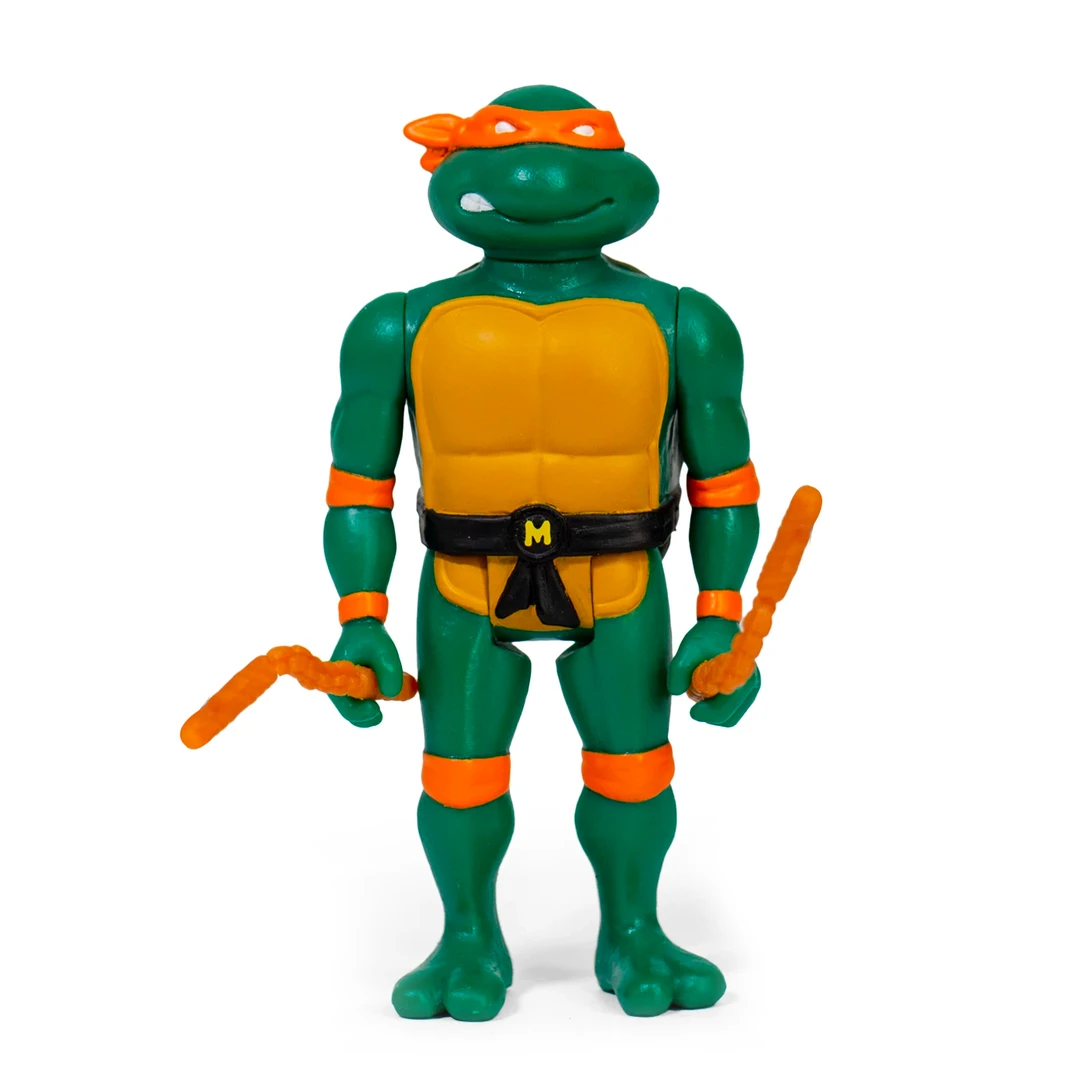 Super7 Movies & TV Teenage Mutant Ninja Turtles ReAction Figure - Michelangelo 4 Super7 Movies & TV Teenage Mutant Ninja Turtles ReAction Figure - Michelangelo