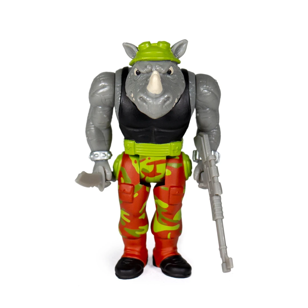 Super7 Teenage Mutant Ninja Turtles ReAction Figure - Rocksteady Movies & TV 4 Super7 Teenage Mutant Ninja Turtles ReAction Figure - Rocksteady Movies & TV
