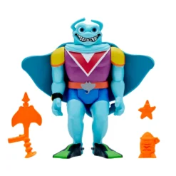 Super7 Animation Teenage Mutant Ninja Turtles ReAction Figure Wave 4 - Ray Fillet