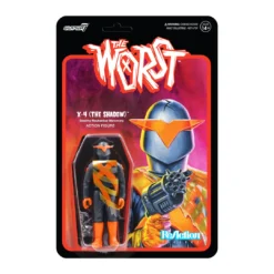 Super7 The Worst ReAction Figures Wave 3 - X-4 (The Shadow)