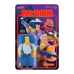 Super7 Movies & TV The Simpsons ReAction Wave 1 McBain - McBain