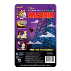 Super7 Movies & TV The Simpsons ReAction Wave 1 McBain - Senator Mendoza 7 Super7 Movies & TV The Simpsons ReAction Wave 1 McBain - Senator Mendoza