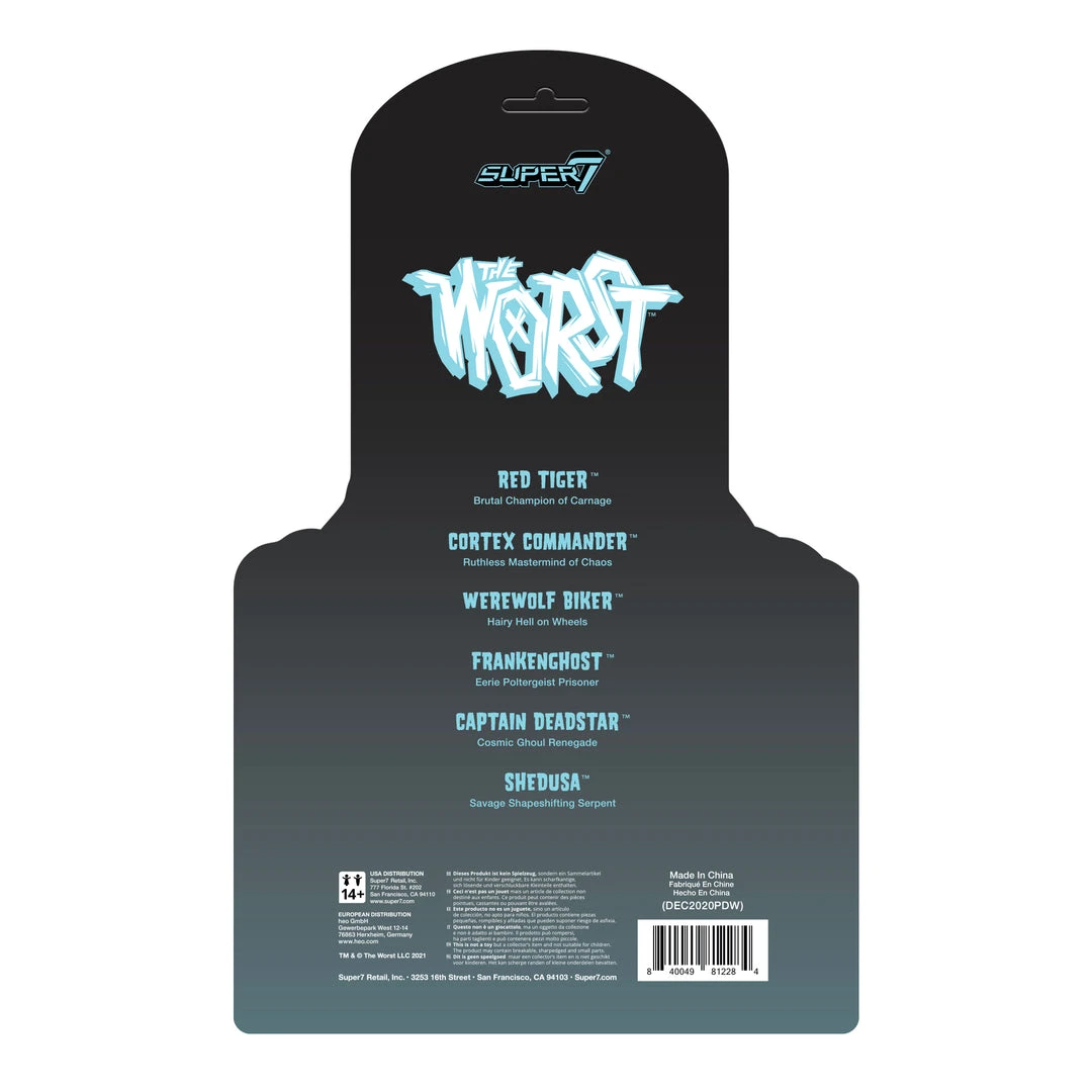 Super7 The Worst ReAction Figure - Cortex Commander (Monster Glow)