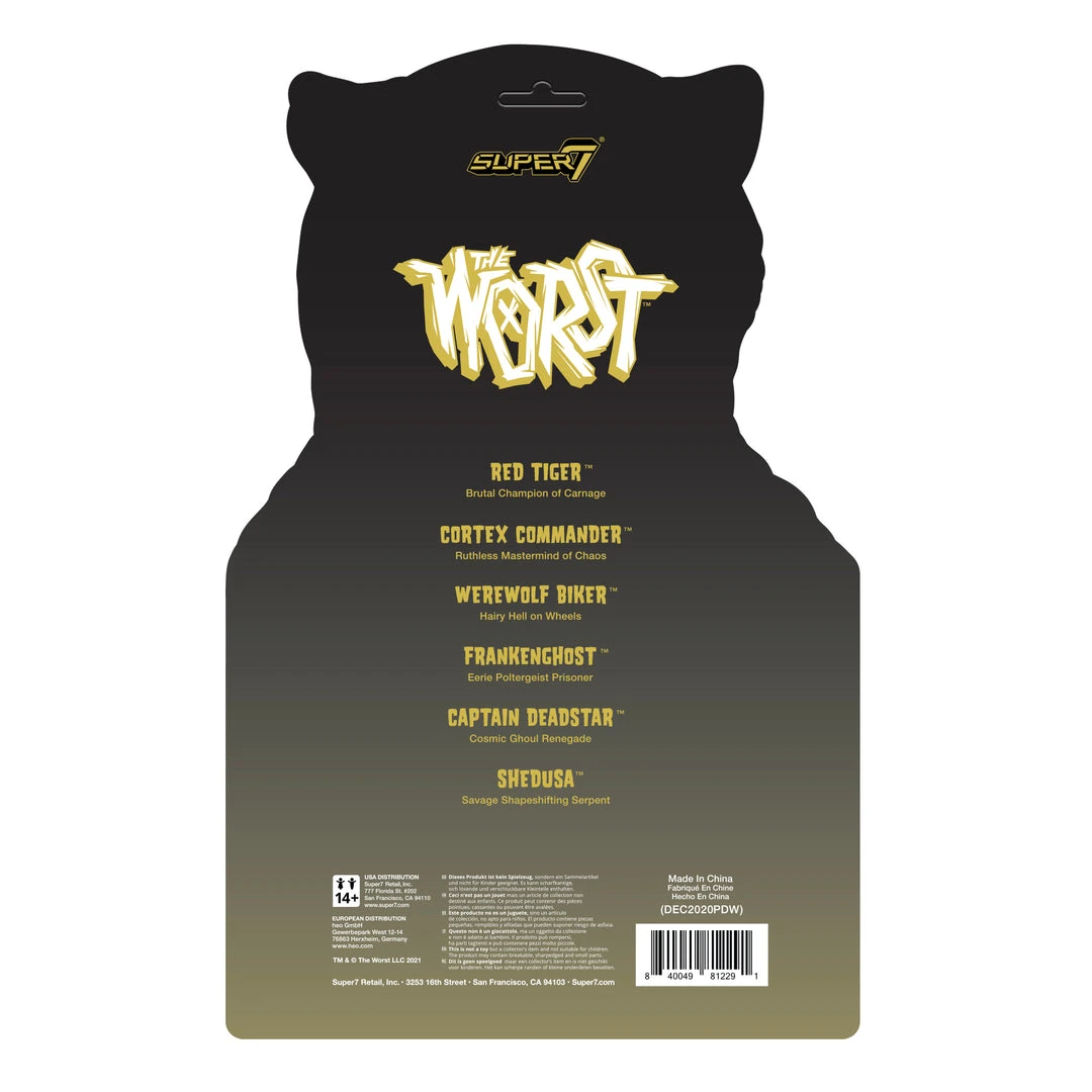 Super7 The Worst ReAction Figure - Red Tiger (Monster Glow) 6 Super7 The Worst ReAction Figure - Red Tiger (Monster Glow)