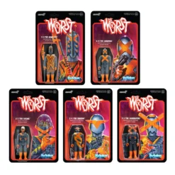 Super7 The Worst ReAction Figures Wave 3 - X-Series (Full Set)