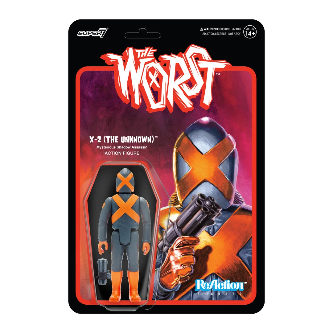 Super7 The Worst ReAction Figures Wave 3 - X-Series (Full Set) 6 Super7 The Worst ReAction Figures Wave 3 - X-Series (Full Set)